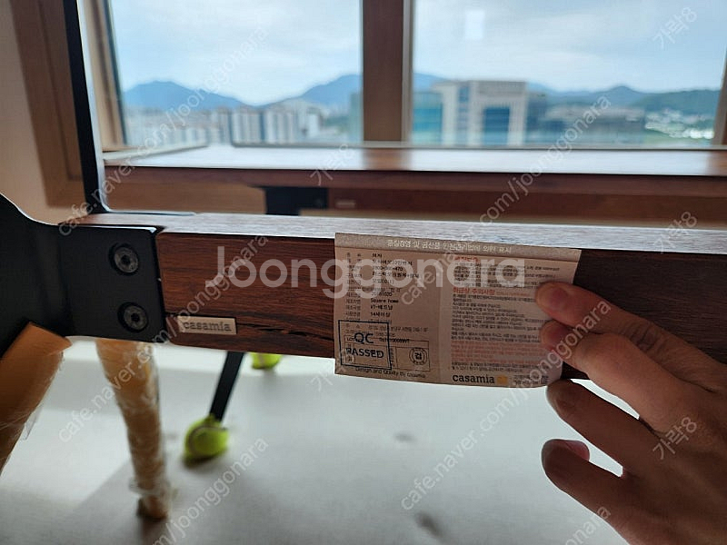 까사미아 원목 6인 식탁(테이블) + 3인 의자벤치--1