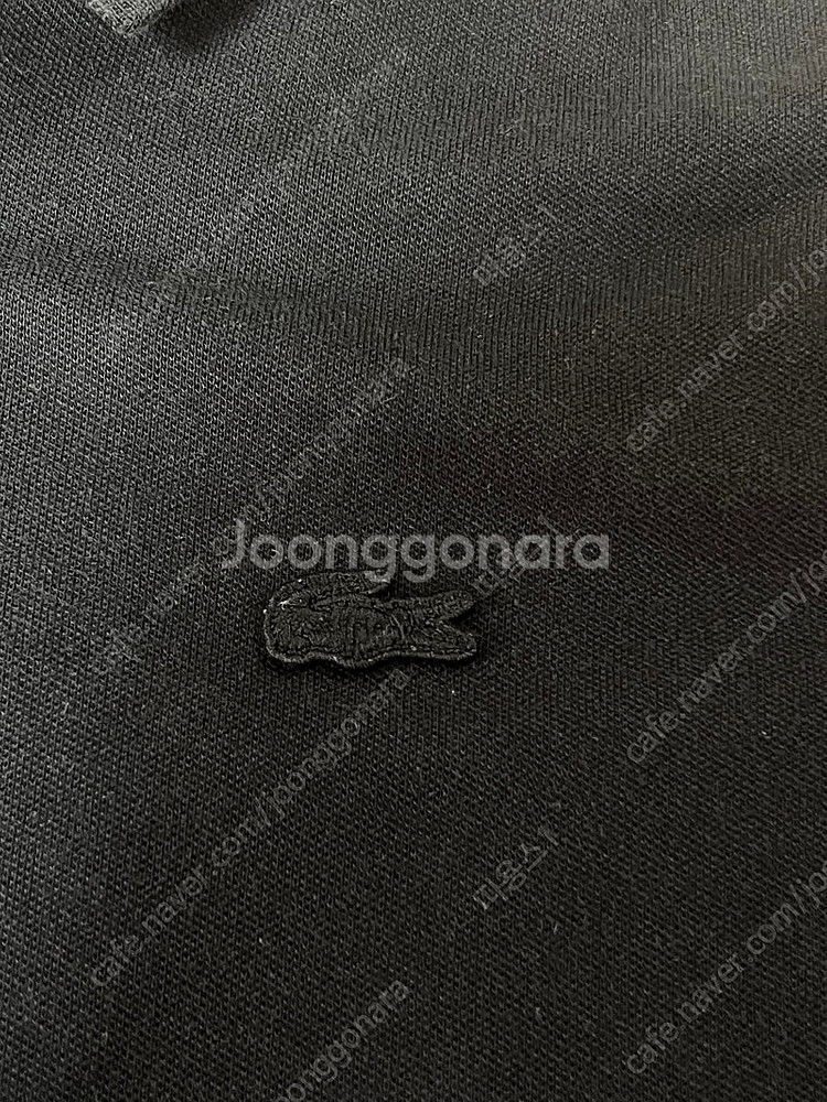 라코스테 파리폴로 블랙 5사이즈--1