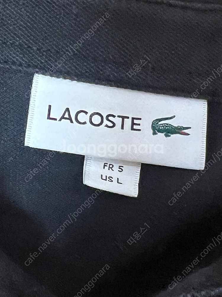 라코스테 파리폴로 블랙 5사이즈--2