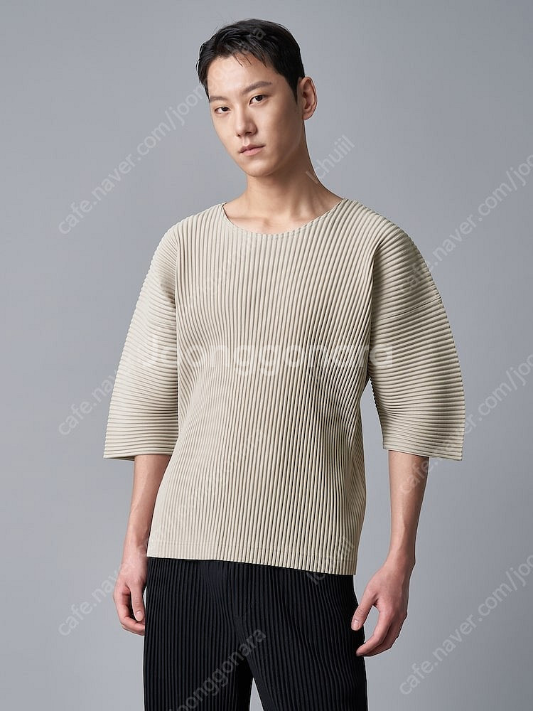 이세이미야케 옴므플리세 반팔탑--0