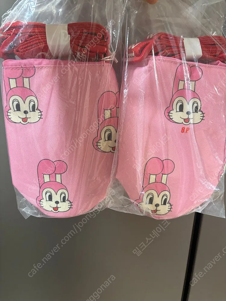 베베드피노 핑크버니 보틀 물병주머니 가방 이미지