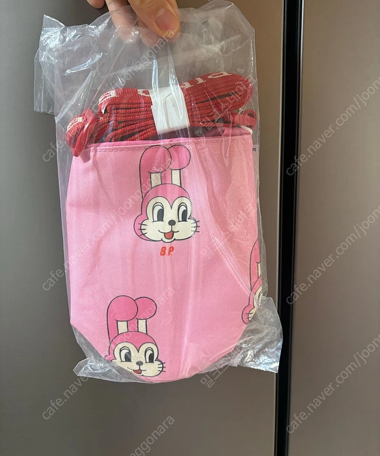 베베드피노 핑크버니 보틀 물병주머니 가방 이미지