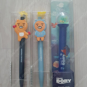 카카오 프렌즈 젤펜 하트라이언 , 후디라이언 , 다이소 워터볼 볼펜
