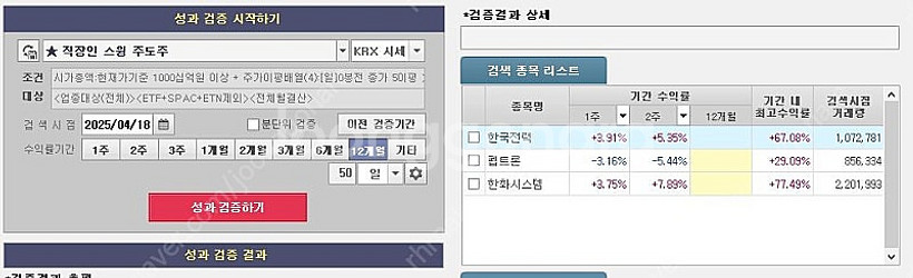 키움 직장인 주도주 스윙 검색조건식 판매 (계좌공개)--6