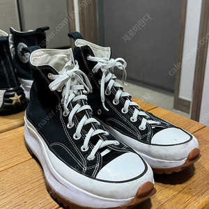 컨버스 런스타 하이크 블랙 285 판매합니다