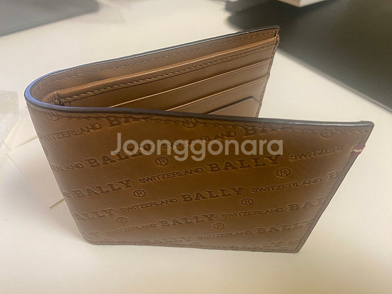 [BALLY] 발리 남성 명품 반지갑 박스풀 새제품--4