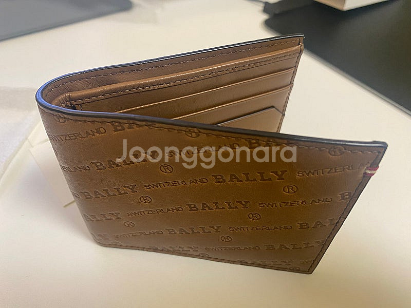 [BALLY] 발리 남성 명품 반지갑 박스풀 새제품--5