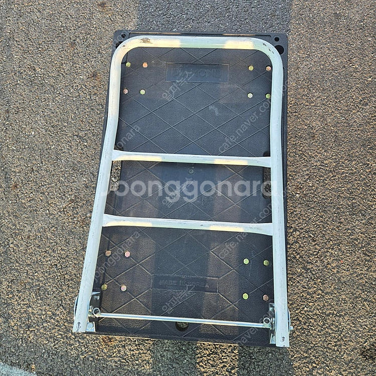 무소음 손잡이 운반카트 구르마 끌차 검정색 중형 판매합...--2