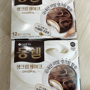 [롯데] 몽쉘 생크림케이크 오리지널 12개입 6박스