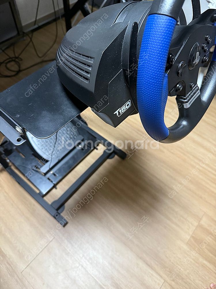트러스트마스터 T150 + 레이싱휠 거치대--3
