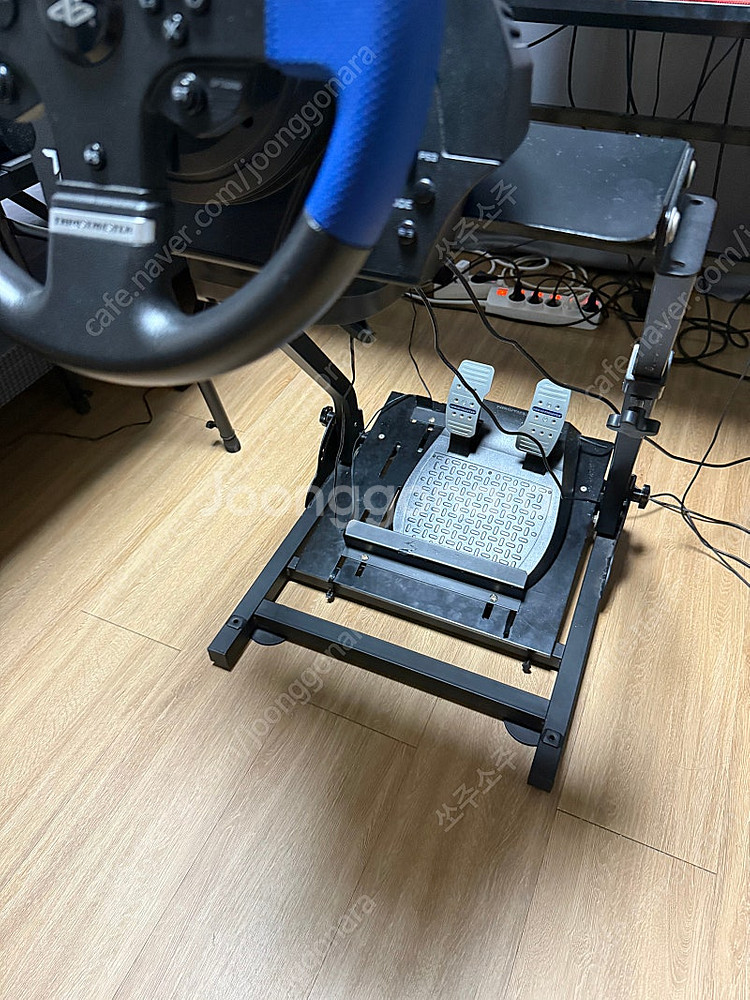 트러스트마스터 T150 + 레이싱휠 거치대--4