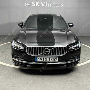 63,135 km 볼보 중고 S90 중고 볼보 중고차 B5 인스크립션 중고자동차가격 검정색