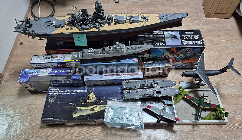 1/250~1/700 함선완성품 및 미개봉 킷트 , 1...--0