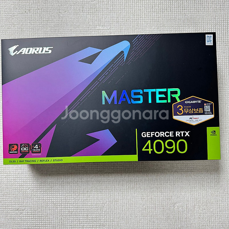 rtx 4090 어로스 마스터 풀박스 판매합니다--0