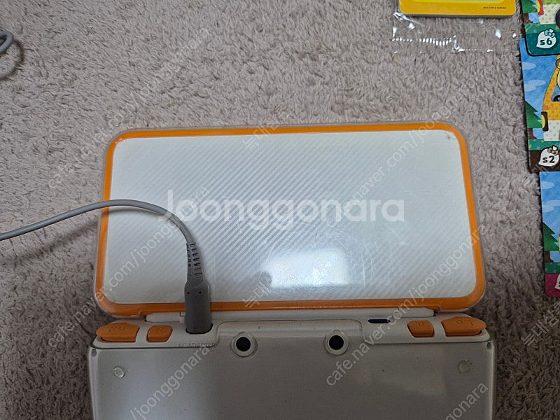 닌텐도 뉴 2ds xl 화이트오렌지 +포켓몬스터문+튀어...--1