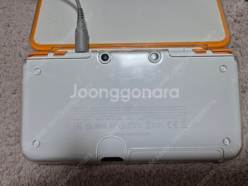 닌텐도 뉴 2ds xl 화이트오렌지 +포켓몬스터문+튀어...--2