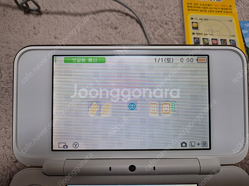 닌텐도 뉴 2ds xl 화이트오렌지 +포켓몬스터문+튀어...--3
