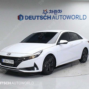 아반떼 중고차 아반떼 하이브리드 중고 차 흰색 2021년식 59,660km 모던 중고자동차