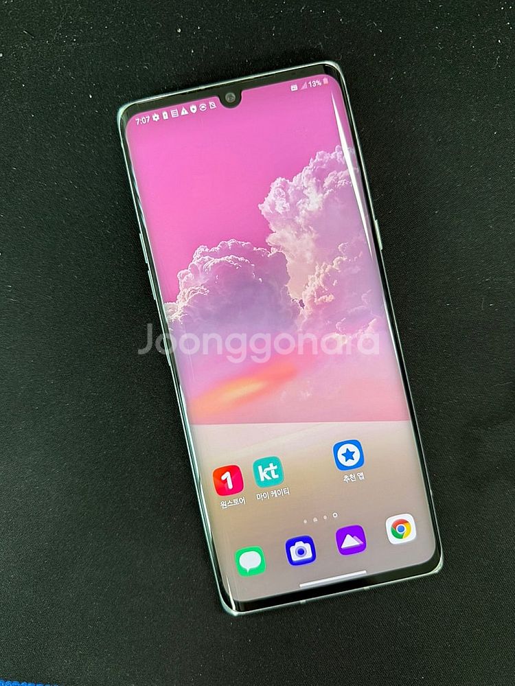 LG 벨벳 화이트 128G 무잔상 깨끗한 단말기 실사용...--2