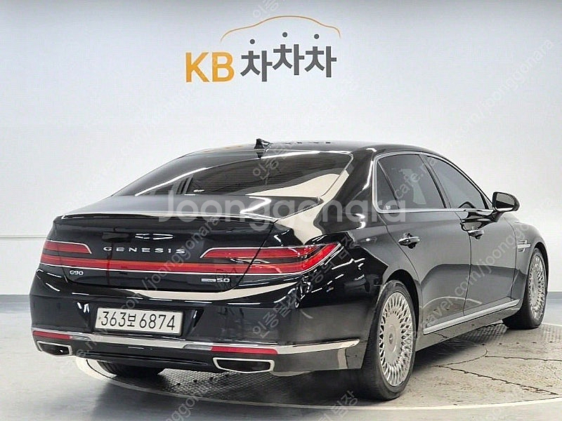 제네시스 G90 중고차 가격 제네시스 중고 검정색 2019년식 76,500km 5.0 GDI AWD 프레스티지 개인...--4