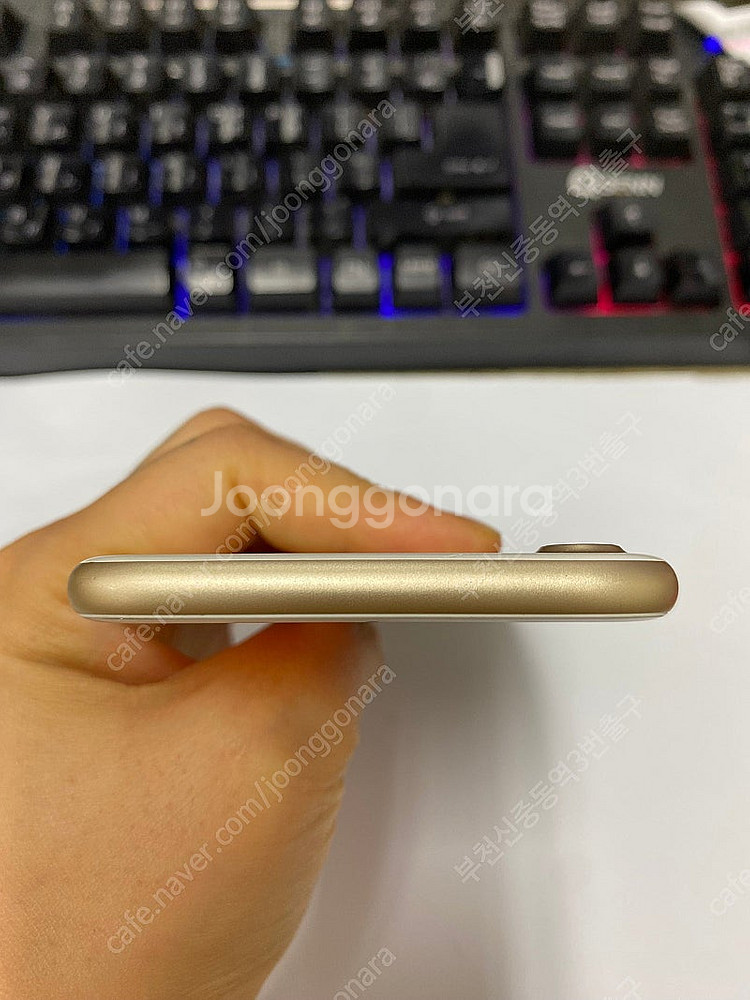 202137 아이폰7 골드 A급 32GB 무잔상 배터리...--3