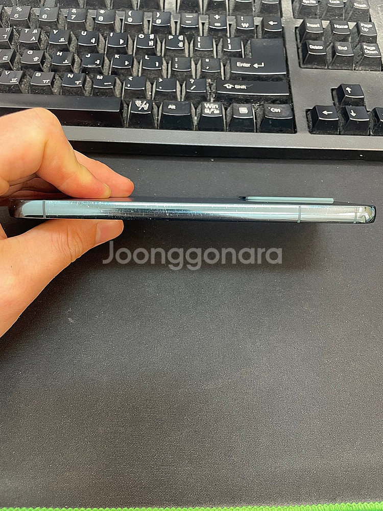 갤럭시S22플러스 그린 256GB 무잔상 상태좋은 중고...--6