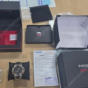 [슈퍼S급] 지샥 mtg b3000d 1a9dr 실금 풀메탈. 꿀매 71만원 급처! 여분풀코o, 5/29구매, 정품보증서포함, 생활기스x, 풀박, 새거 거래다수, 구독자 다수