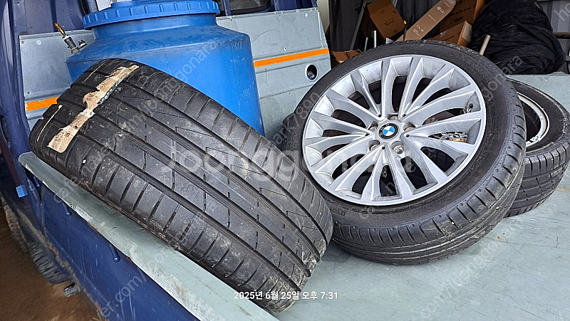 BMW순정휠타이어(4짝)--1