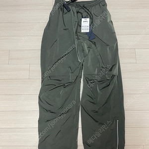 준지 나일론 로우크로치 카키 44