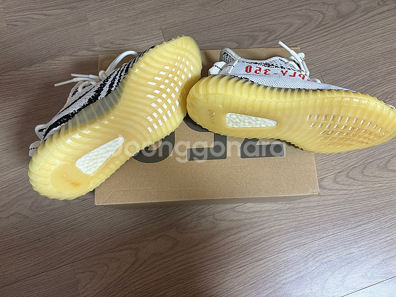 상태최상 아디다스 이지부스트 지브라 230(225,22...--3