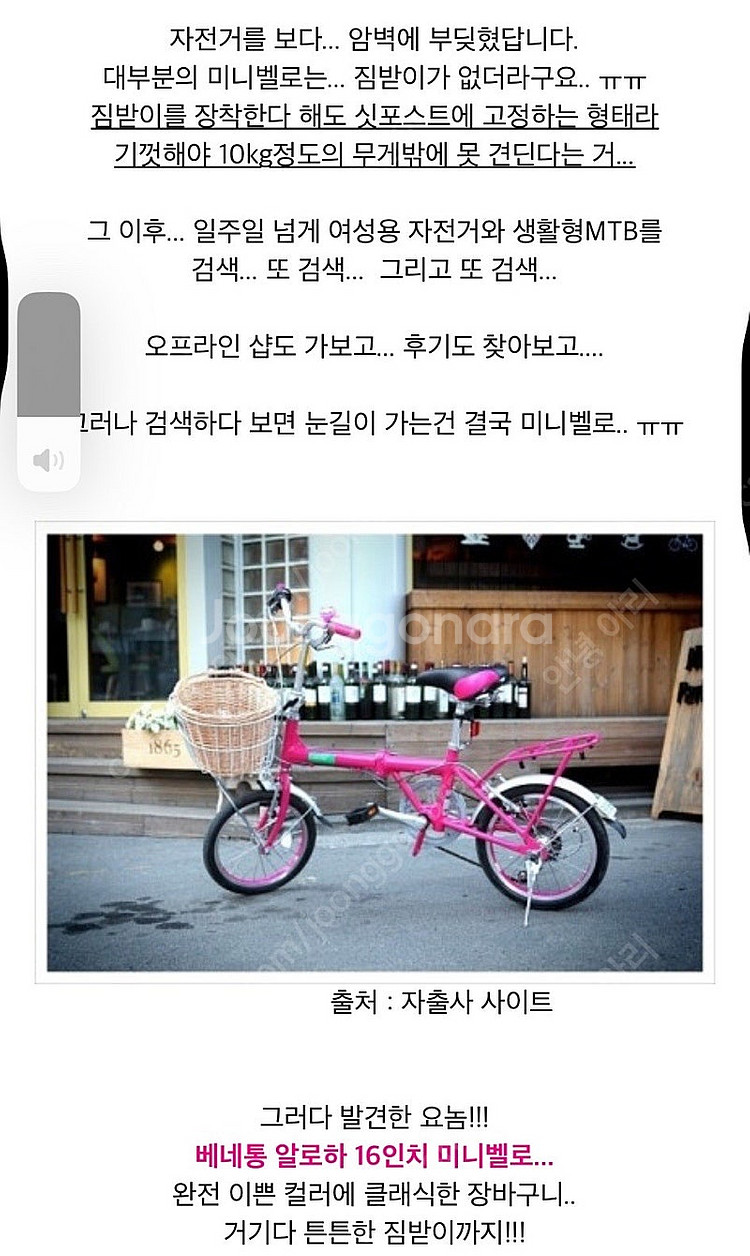 베네통 접이식 자전거--3
