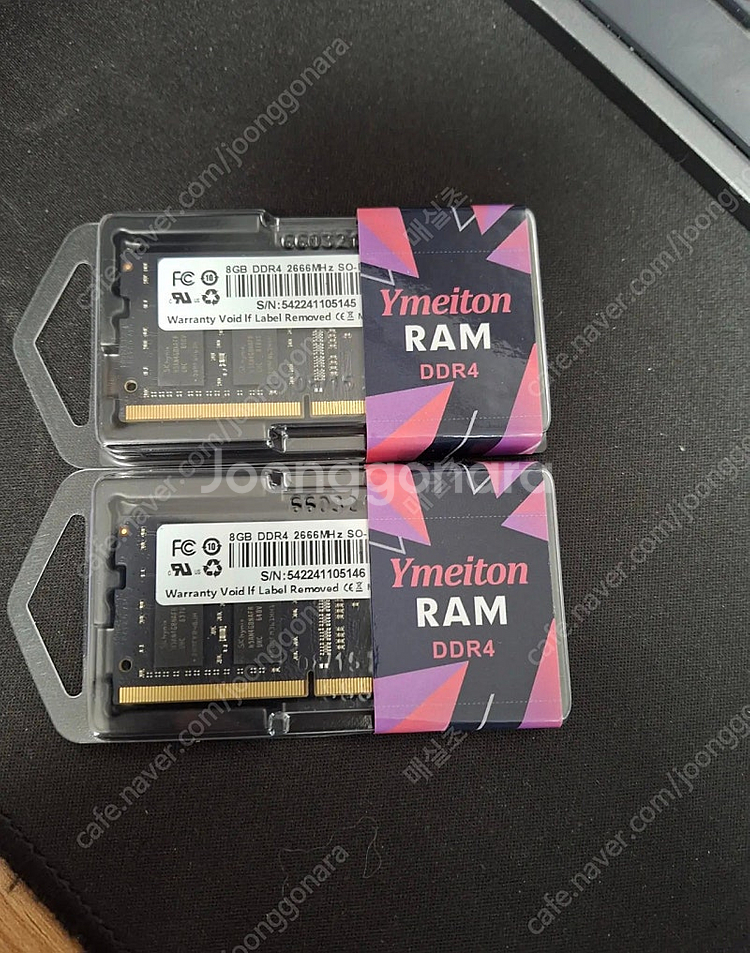 [노트북 램 메모리 DDR4 2666 8GB × 2 미...--0