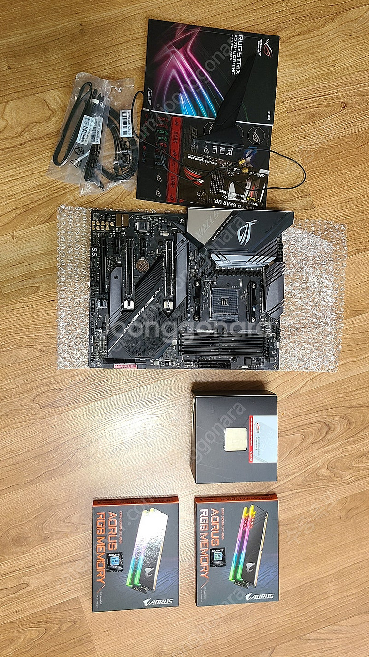 5800x, x570 스트릭스 e게이밍, 기가바이트 어...--0