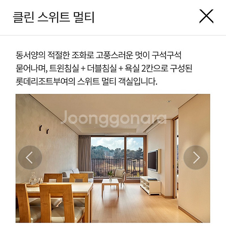 부여 롯데리조트 클린 스위트 멀티 7월 5일 토요일 입...--1