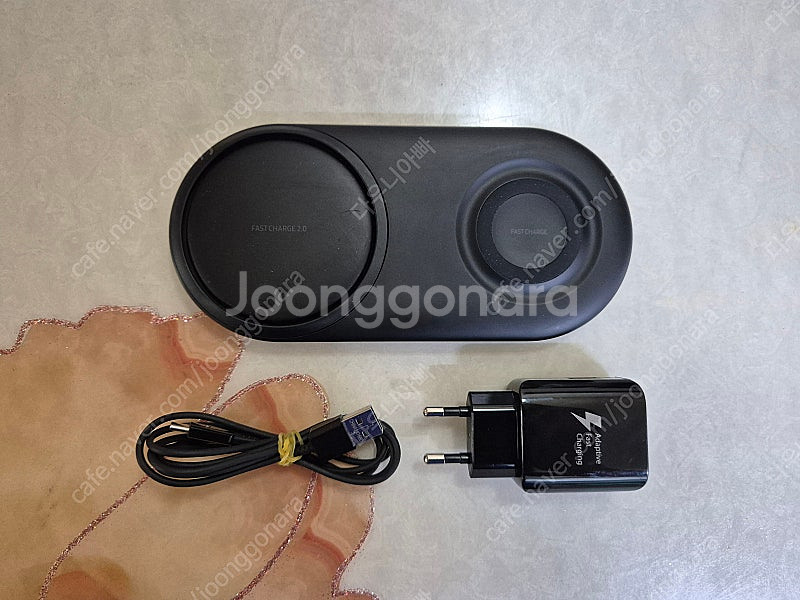 삼성듀오 무선 충전기--0