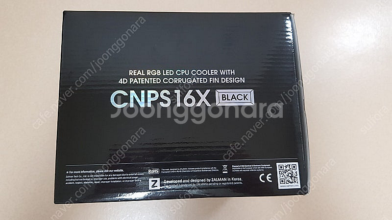 잘만 CNPS16X (Black) CPU 공랭쿨러--1