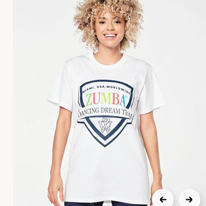 줌바웨어 반팔티셔츠 XL/XXL