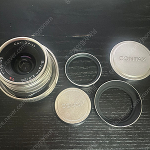 콘탁스 G28 G 28mm F2.8 Biogon 비오곤 + 메타본즈 어댑터(G-E)