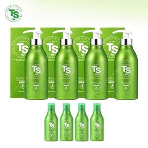 [티에스샴푸] TS샴푸 올뉴플러스 샴푸 (500g*4통 + 100g*4통)