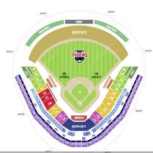 7월4일(금) 5일(토) 기아타이거즈 VS 롯데자이언츠 4연석