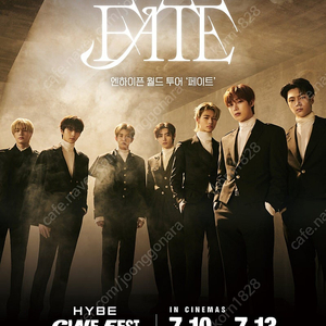 정가양도 하이브 씨네페스트 hybe cinefest 앤하이픈 월드투어 페이트 fate 용산cgv