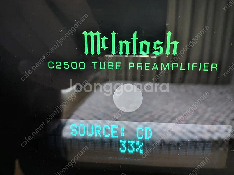 맥킨토시 진공관 프리앰프--1
