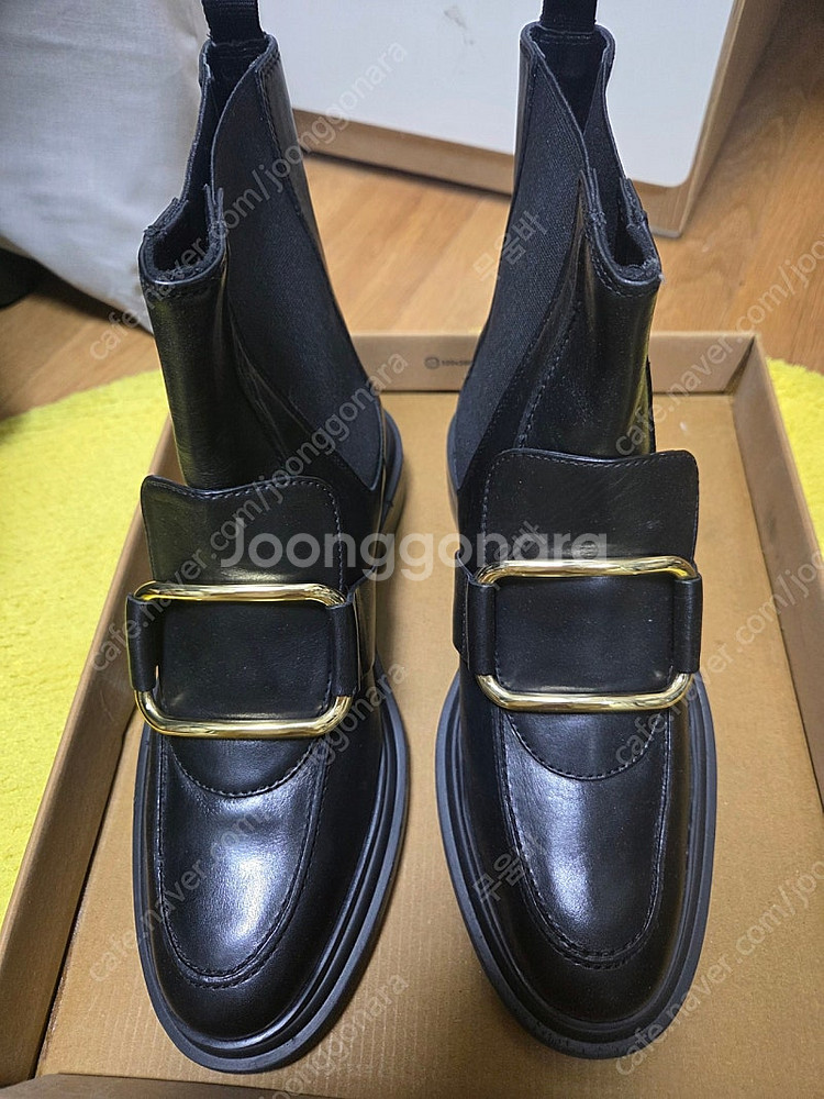 아소스 asos 가죽 첼시 앵클부츠 250--0