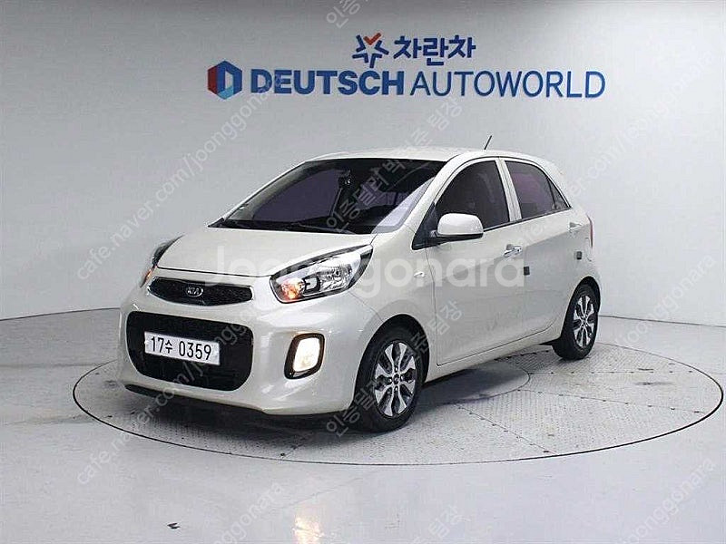 모닝 중고 모닝 더 뉴 모닝 중고차 진주색 2016년식...--0