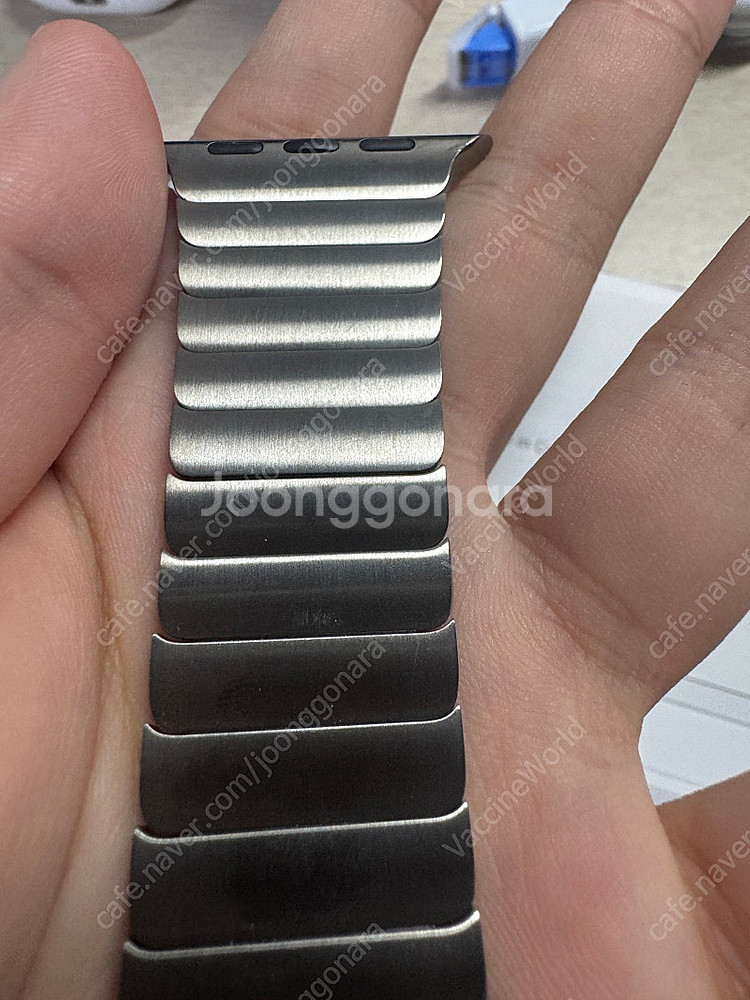 Apple 정품 애플워치 스트랩 링크 브레이슬릿 46m...--4