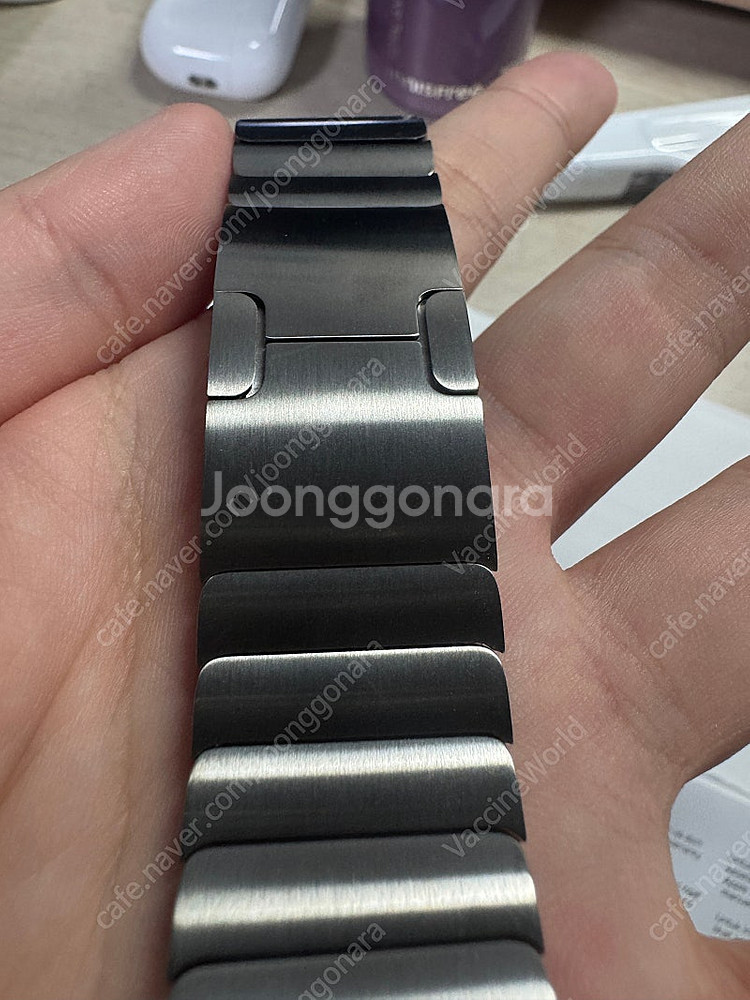 Apple 정품 애플워치 스트랩 링크 브레이슬릿 46m...--5