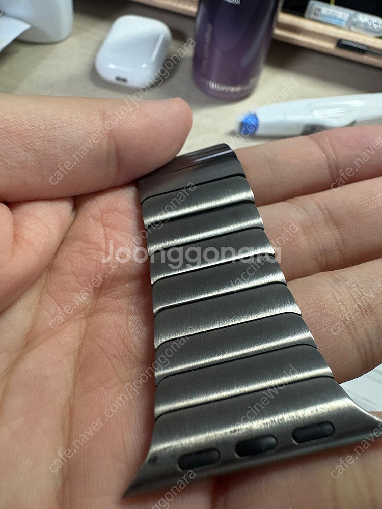 Apple 정품 애플워치 스트랩 링크 브레이슬릿 46m...--6