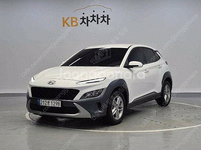 중고차 현대 코나 더뉴코나 중고 흰색 2021년식 가솔...--0