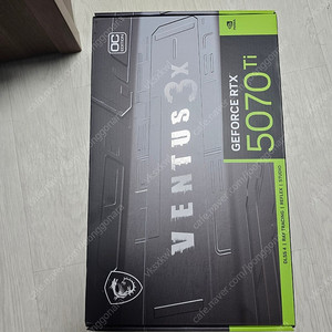rtx5070ti 벤투스 미개봉