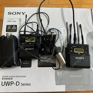 sony d21, d26 와이어리스 마이크 팝니다(소니코리아정품)